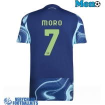 Ajax Raul Moro #7 Replica Away Shirt 2025-26 Short Sleeve